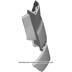 Rear bumper bare right fang Chevrolet Bolt EUV 22-23 under BSM