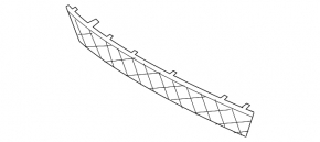 Lower grille front bumper central BMW 5 F10 14-16 without radar