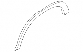 BMW X5 E70 07-13 rear right fender arch lining