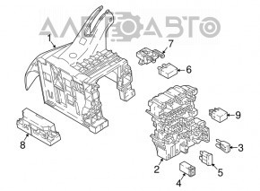 VW Taos 22-25 fuse box bracket