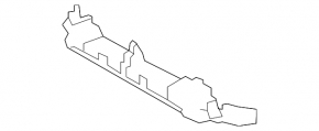 Toyota Rav4 19-24 Front Bumper Upper Absorber