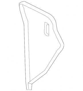 Front panel trim side right Lexus RX350 RX450h 16-22 black