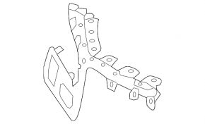 Front bumper frame mount right Infiniti JX35 QX60 13-15 prerest