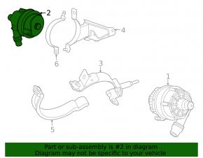 Auxiliary cooling pump BMW 3 G20 21-25 plug-in
