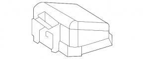 Toyota Venza 21 Trunk Fuse Box Upper Cover - Small