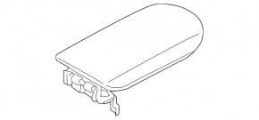 Armrest Kia Forte 4d 17-18 rest, leather, black