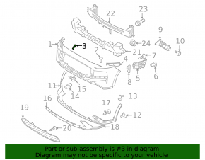 Left turn signal mount for DRL for Hyundai Santa FE 21-23