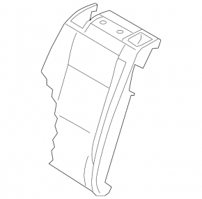 Rear seat, 2nd row, upper right, Audi Q3 8U 15-18, brown leather, with belt, dry-cleanable, broken armrest opening handle mount