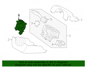 Ford Edge Steering Ribbon 15-24
