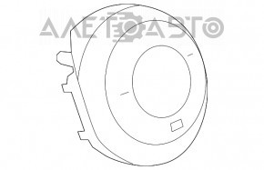 Airbag in steering wheel driver Mazda 3 14-16 BM dorest