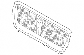 Lincoln Corsair 20-22 body-color grille for parking