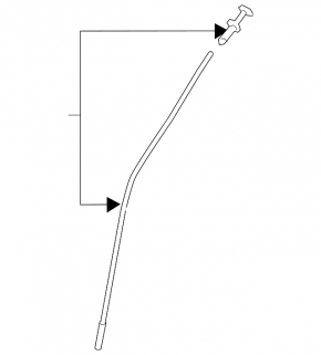 Oil dipstick BMW i3 14-20