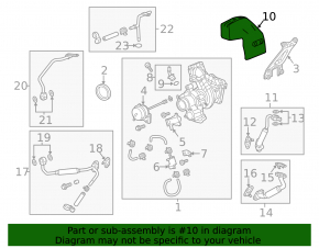 Manifold Guard Cadillac ATS 13- 2.0T