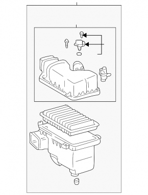 Lexus ES300 Air Filter Housing