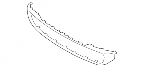 Front Bumper Lower Grille Cover Mini Cooper S Clubman R55 11-14 Rest