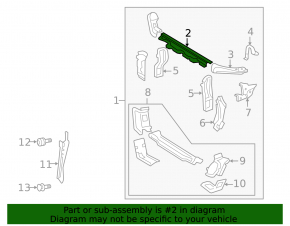 Upper TV bar for Lexus ES350 07-12