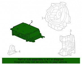 Honda Civic XI FE/FL 22-24 4D SRS Airbag Computer Module