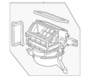 Honda CRZ 11-12 heater assembly