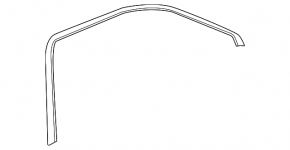 Front left inner door frame VW Touareg 11-17