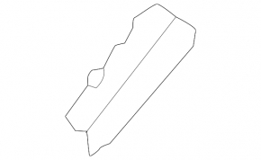 Left inner front bumper mount for Hyundai Kona 22-23