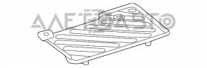 Battery tray Infiniti QX30 17- plastic