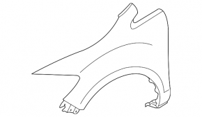 Front left fender Mazda CX-7 06-12