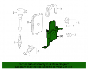 Honda CRV 17-19 2.4 Engine Computer Bracket