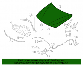 Bare hood BMW 3 F30 12-18