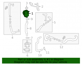 Expansion tank cooling Chevrolet Bolt 17- without cap