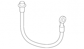 Brake hose rear right Infiniti QX30 17-
