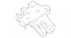 Audi A6 C8 19-23 trunk lid lock