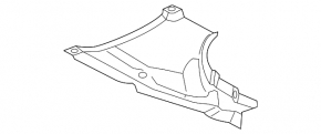 Front bumper guard right BMW X3 G01 18-21 AVTM