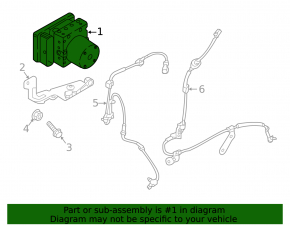 ABS Hyundai Tucson 19-21 under electric calipers