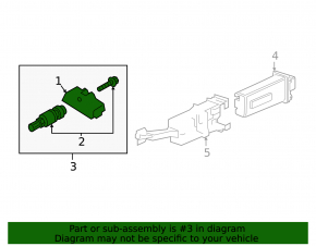 Wheel pressure sensor Audi A6 C8 19- 433 Mhz