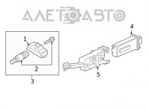 Wheel pressure sensor Audi A6 C8 19- 433 Mhz