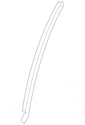 Subaru Impreza WRX GH 08-14 rear right door glass guide