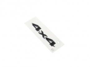 Jeep Grand Cherokee WL 21-25 4x4 Tailgate Emblem, Glossy Black