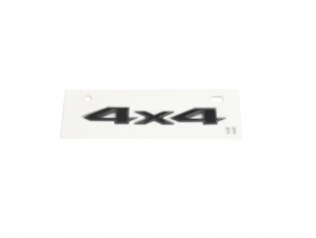 Jeep Grand Cherokee WL 21-25 4x4 Tailgate Emblem, Glossy Black