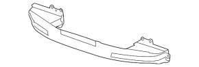 Honda Accord 18-22 aluminum front bumper reinforcement