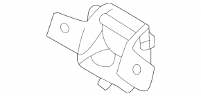 Left tailgate hinge Kia Niro 23-
