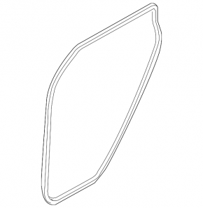 Door seal rear right Nissan Murano z51 09-14 beige