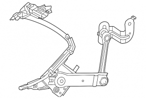 Rear right body tilt sensor Lexus RX350 RX450h 10-15