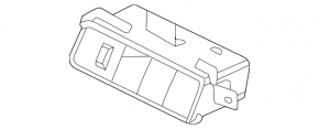 Hyundai Santa FE 21-23 trunk release button block