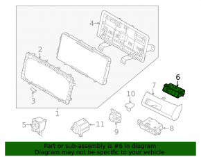 Hyundai Santa FE 21-23 trunk release button block
