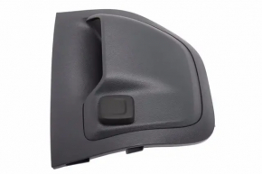Side trim for center console, front center, Chevrolet Bolt 17-21, dark gray, 2 parts, scratched