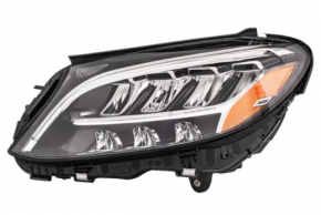 Left front headlight assembly for Mercedes C-class W205 19-21 LED