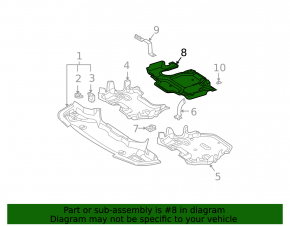 Rear engine protection Mercedes W211 rwd petrol