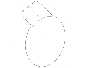 Left rear bumper mounting cap for Mazda CX-30 20-23