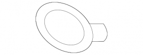 Mazda CX-30 20- Front Bumper Tow Hook Cap