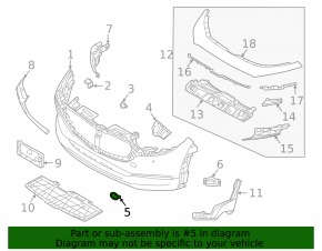 Mazda CX-30 20- Front Bumper Tow Hook Cap